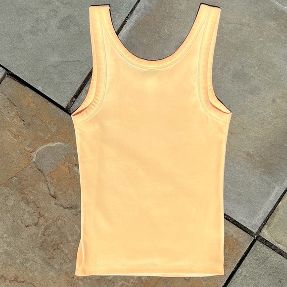 Overdyed Golden Orange Tank Top - Picture 2 of 3